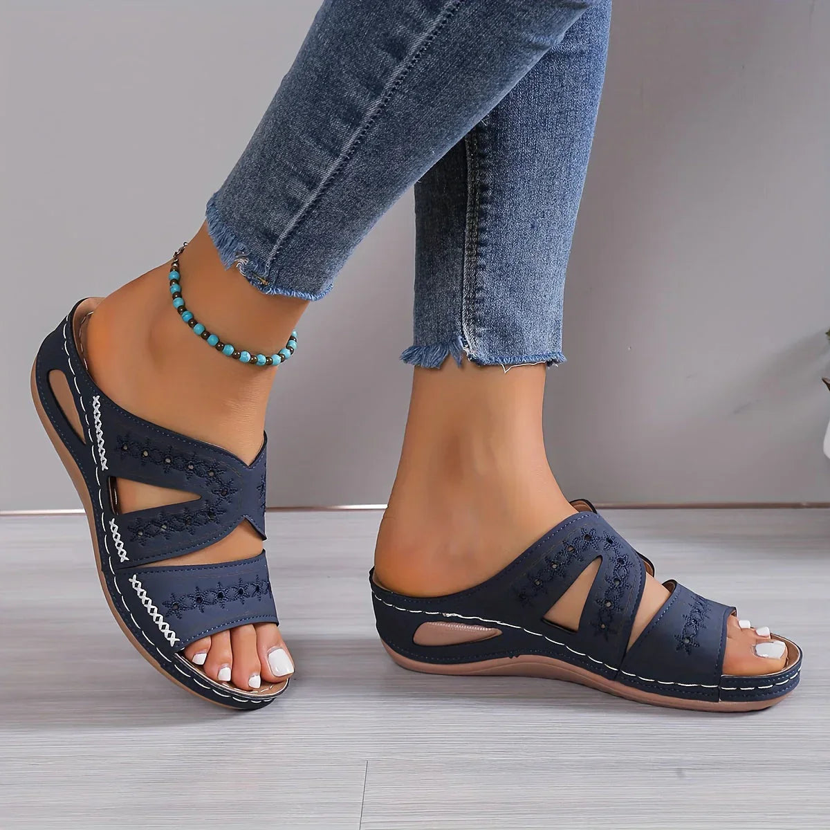 CHANTAL / ORTHOPEDIC SUMMER SANDALS WITH NON-SLIP SOLE